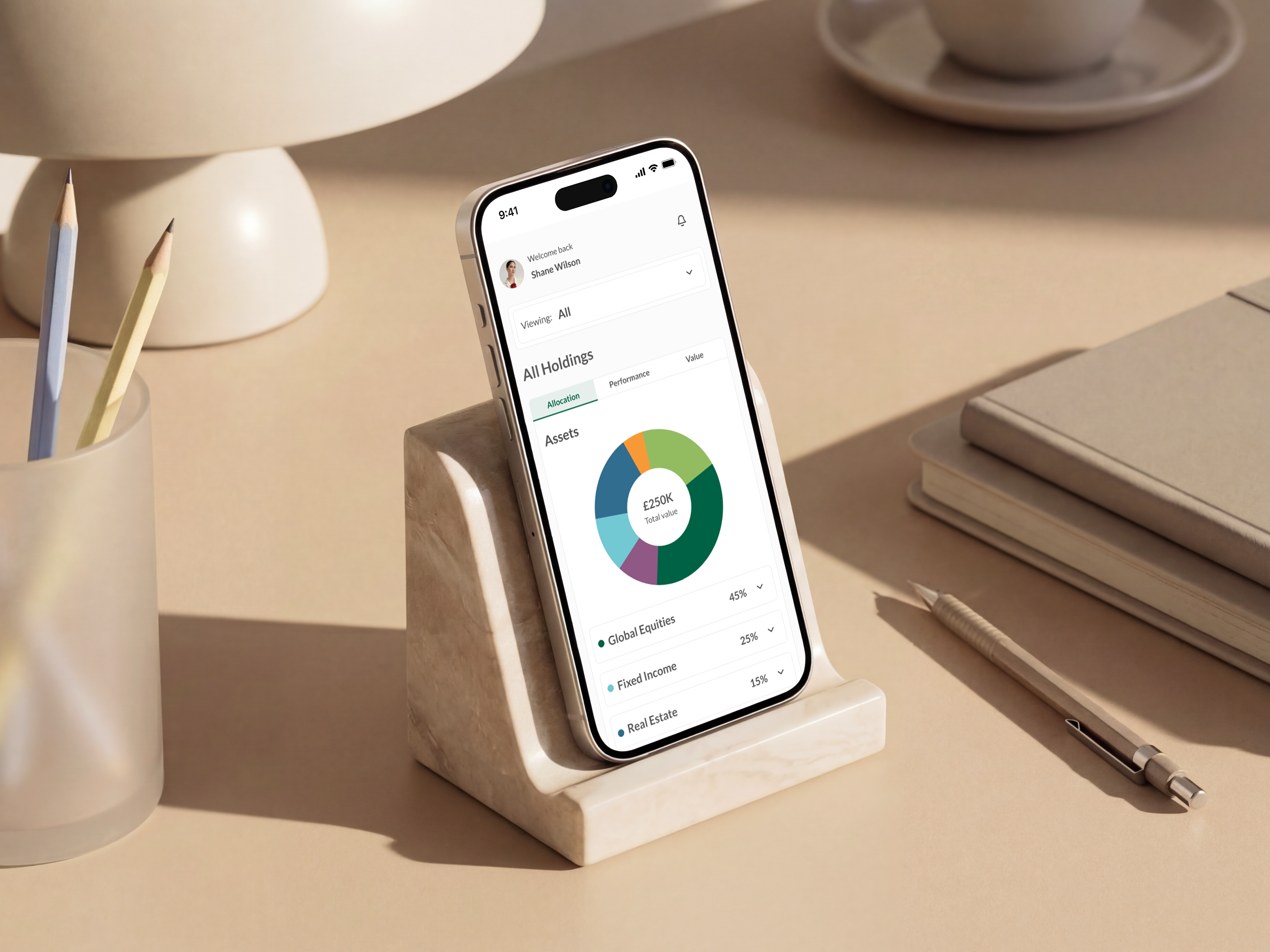 Wealth Management App — Private wealth management for clients and advisors